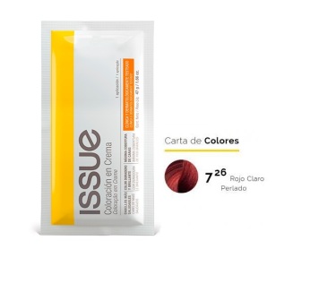 TINTURA ISSUE 7.26  (blis x 5 uni) ROJO CLARO PERLADO